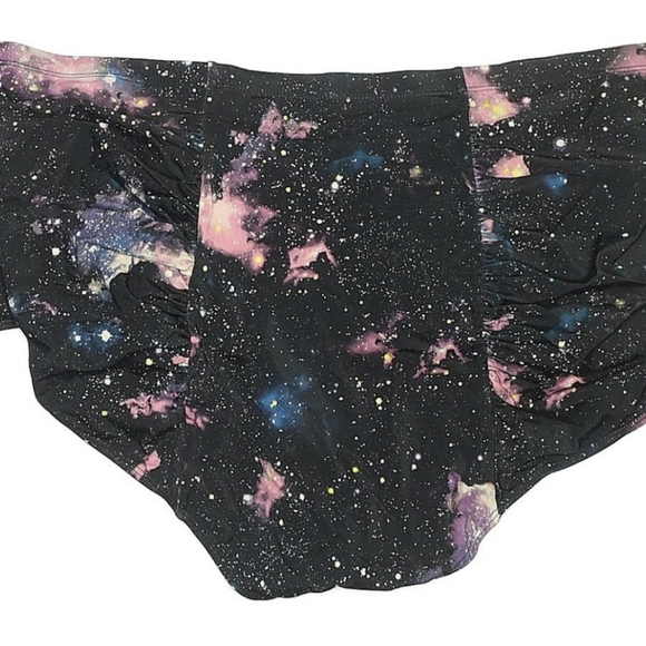 Torrid High Waist Tummy Smoothing Retro Style Galaxy Bikini Bottoms - Picture 3 of 6